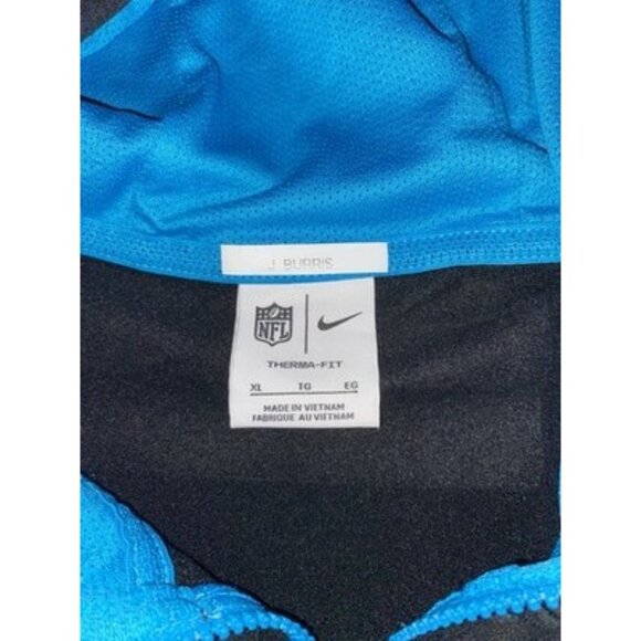 Nike Therma Fit Carolina Panthers Team Issued Full Zip Hoodie Sweatshirt XL - Picture 6 of 7
